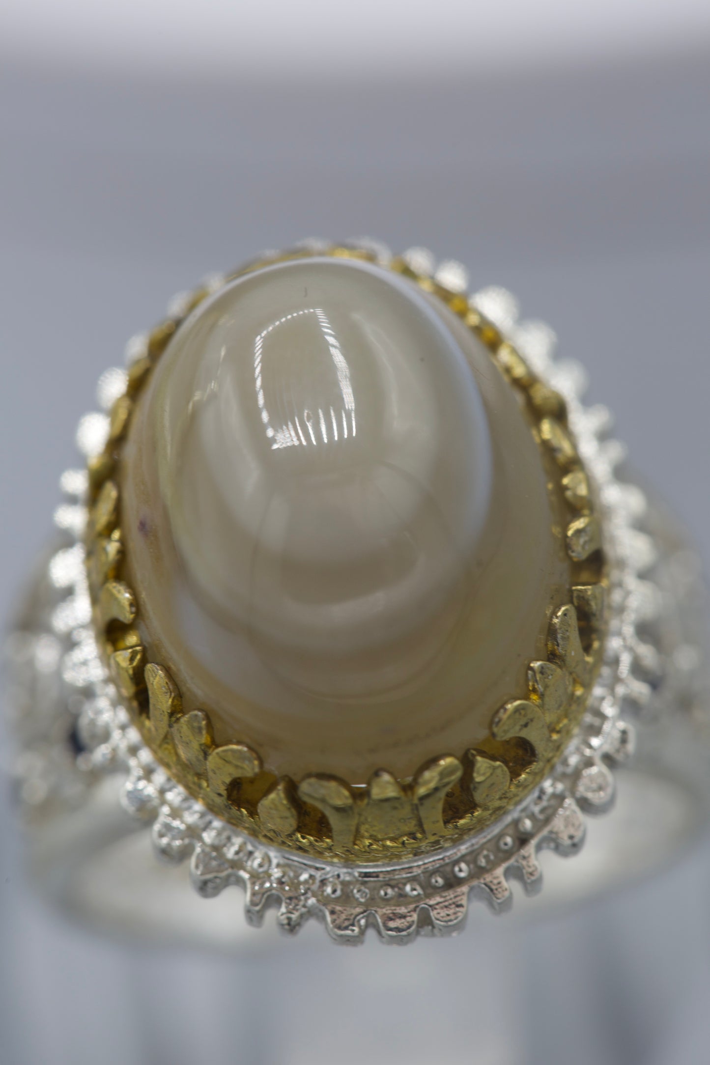 Soleimani Jazaa Aqeeq Silver Men’s Ring