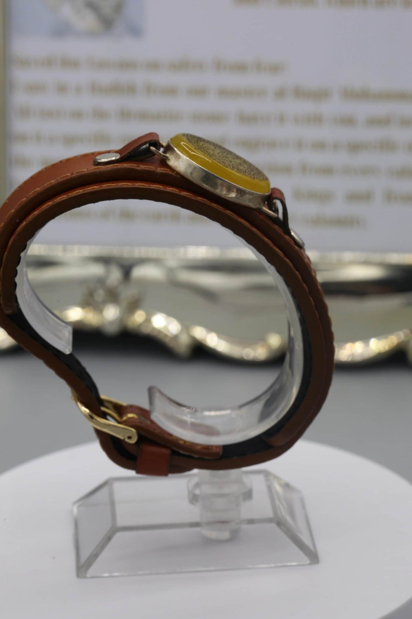 Yellow Aqeeq ‘Hirz al-Jawad’ Wristband