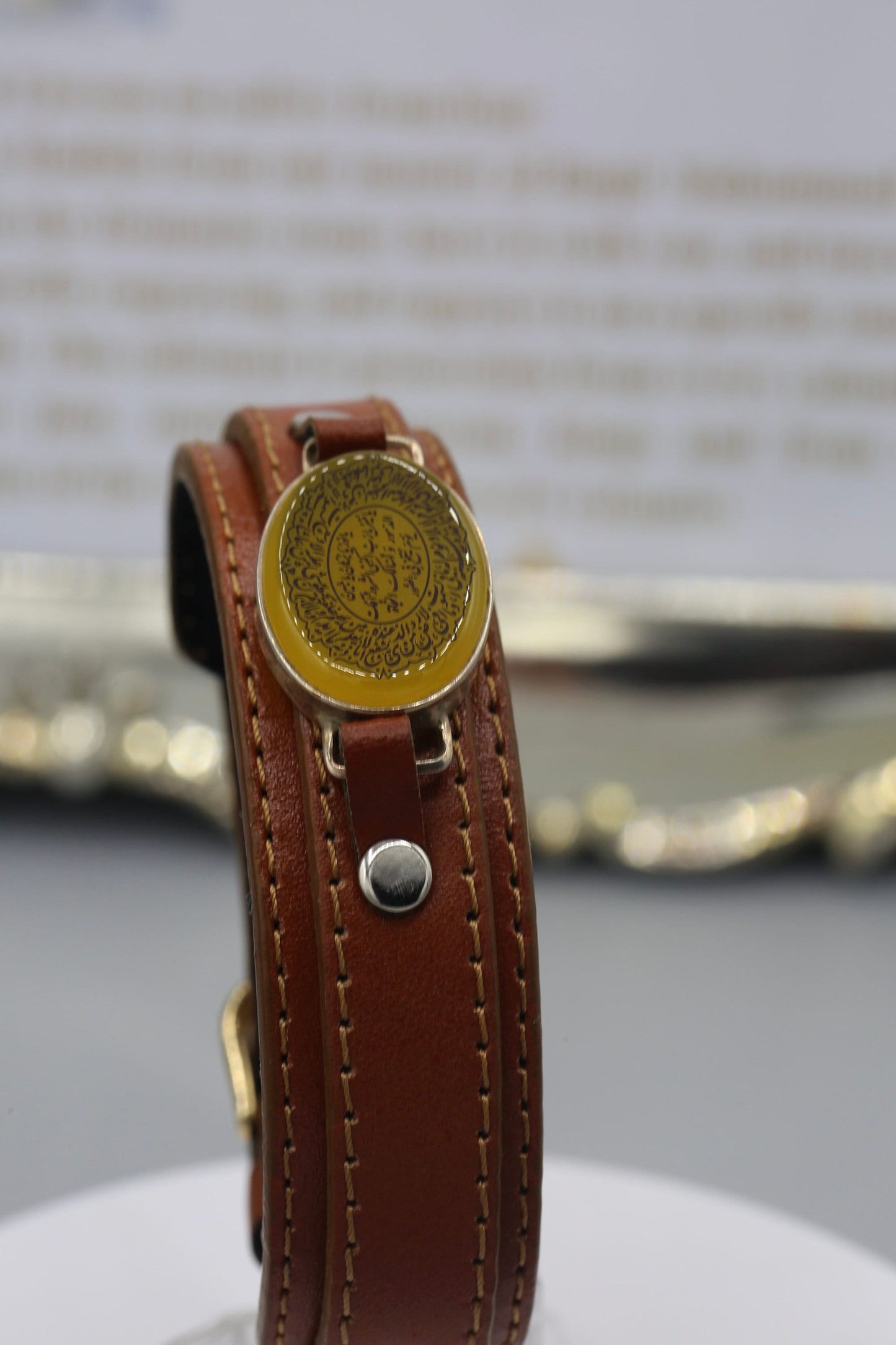 Yellow Aqeeq ‘Hirz al-Jawad’ Wristband