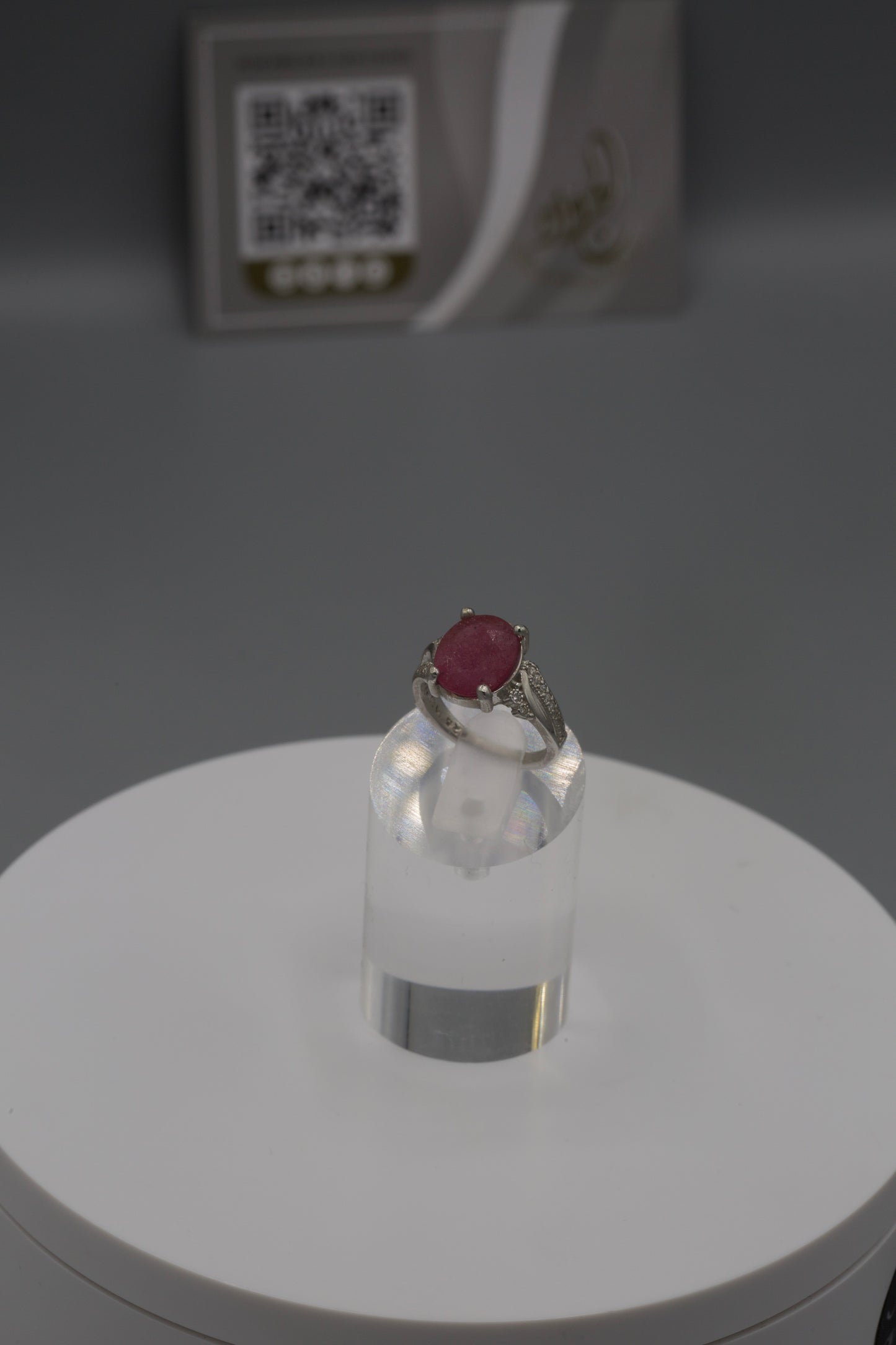 Women’s silver Ruby Ring [12]