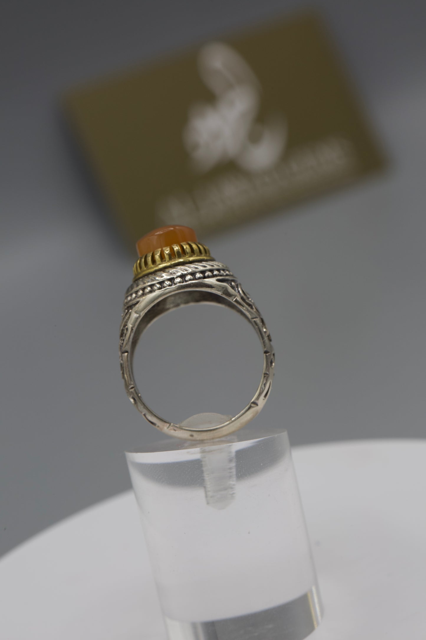 Aqeeq Yamani ‘labaik ya Hussain’ Ring