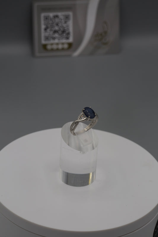 Women’s Sapphire silver Ring[03]