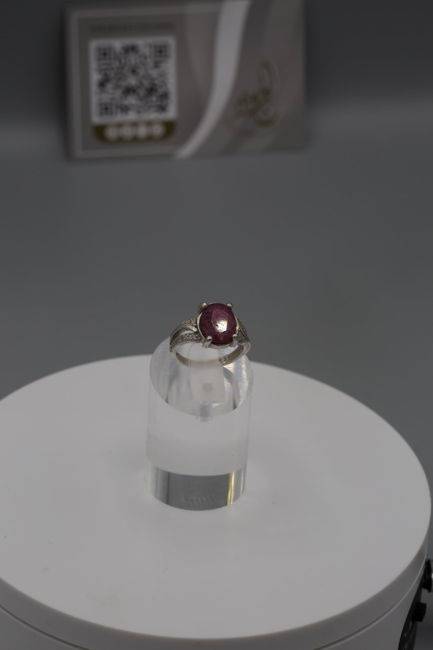 Women’s Ruby silver ring [14]