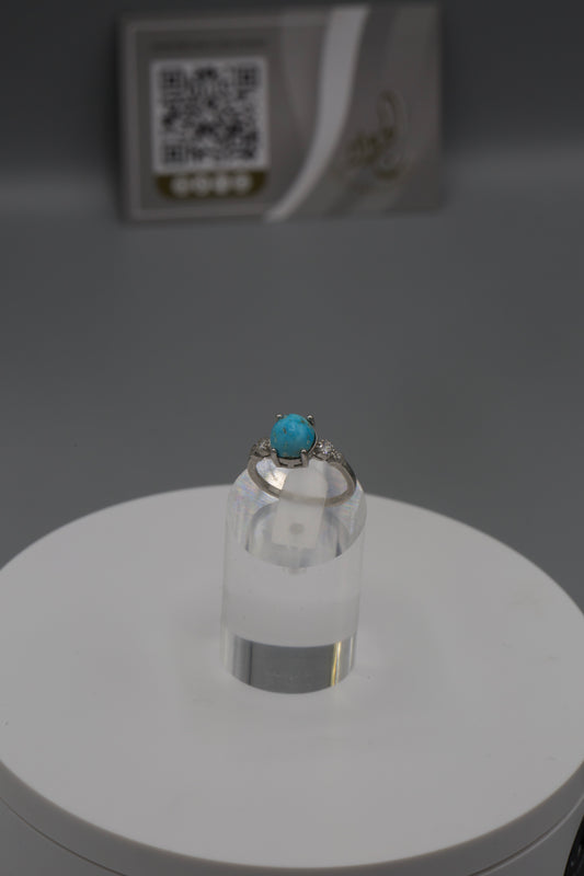 Clear Firouz Neyshapur Ring