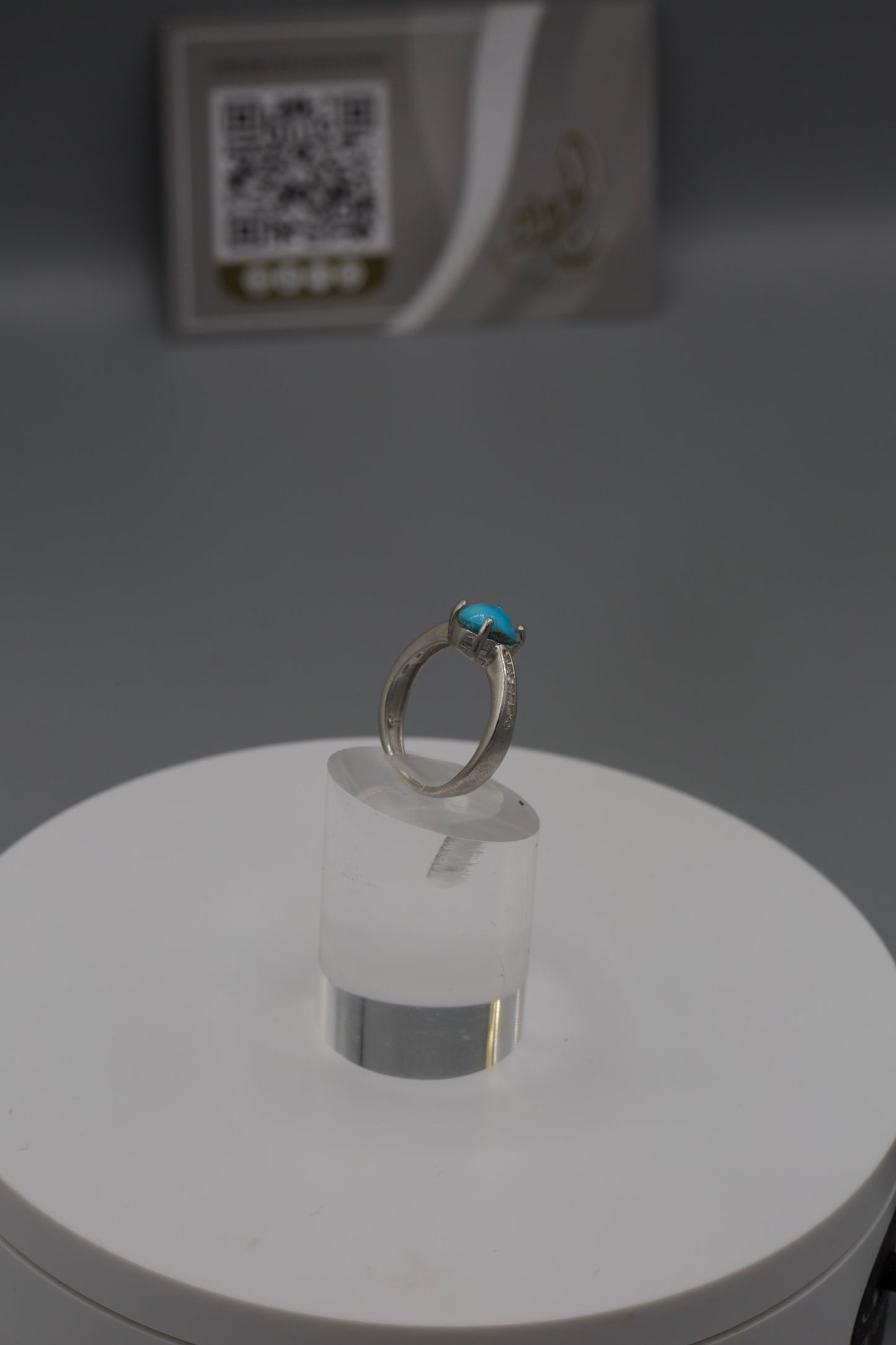 Vibrant Firouz Neyshapur Ring