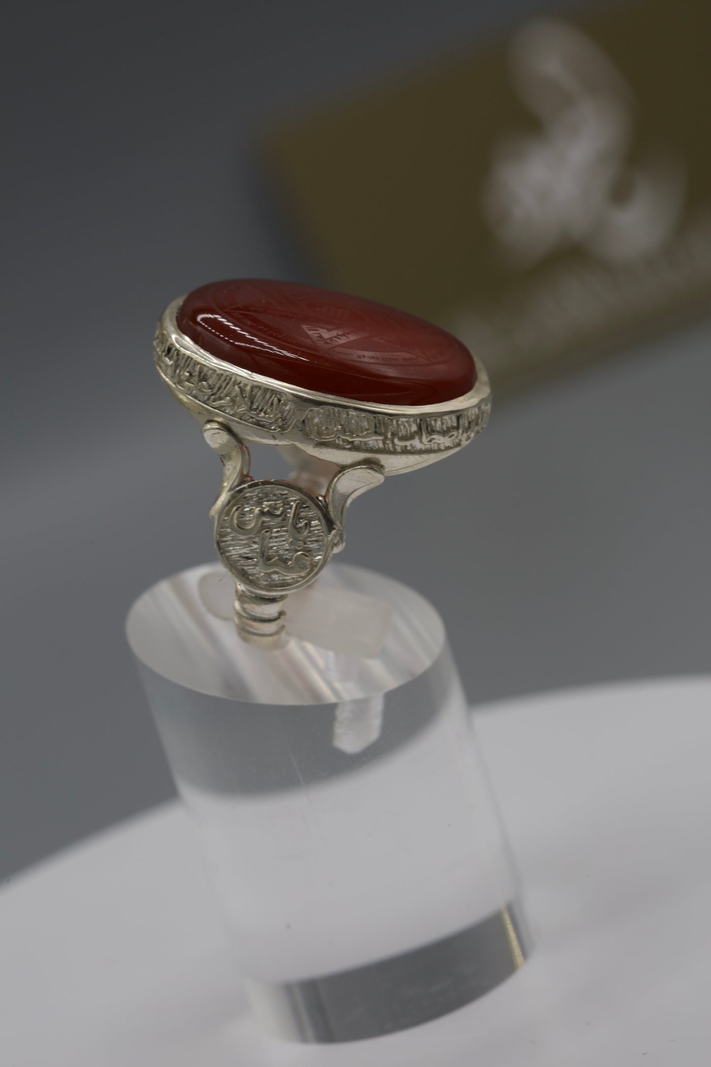 Red Aqeeq ring ‘Talisman of Solomon’