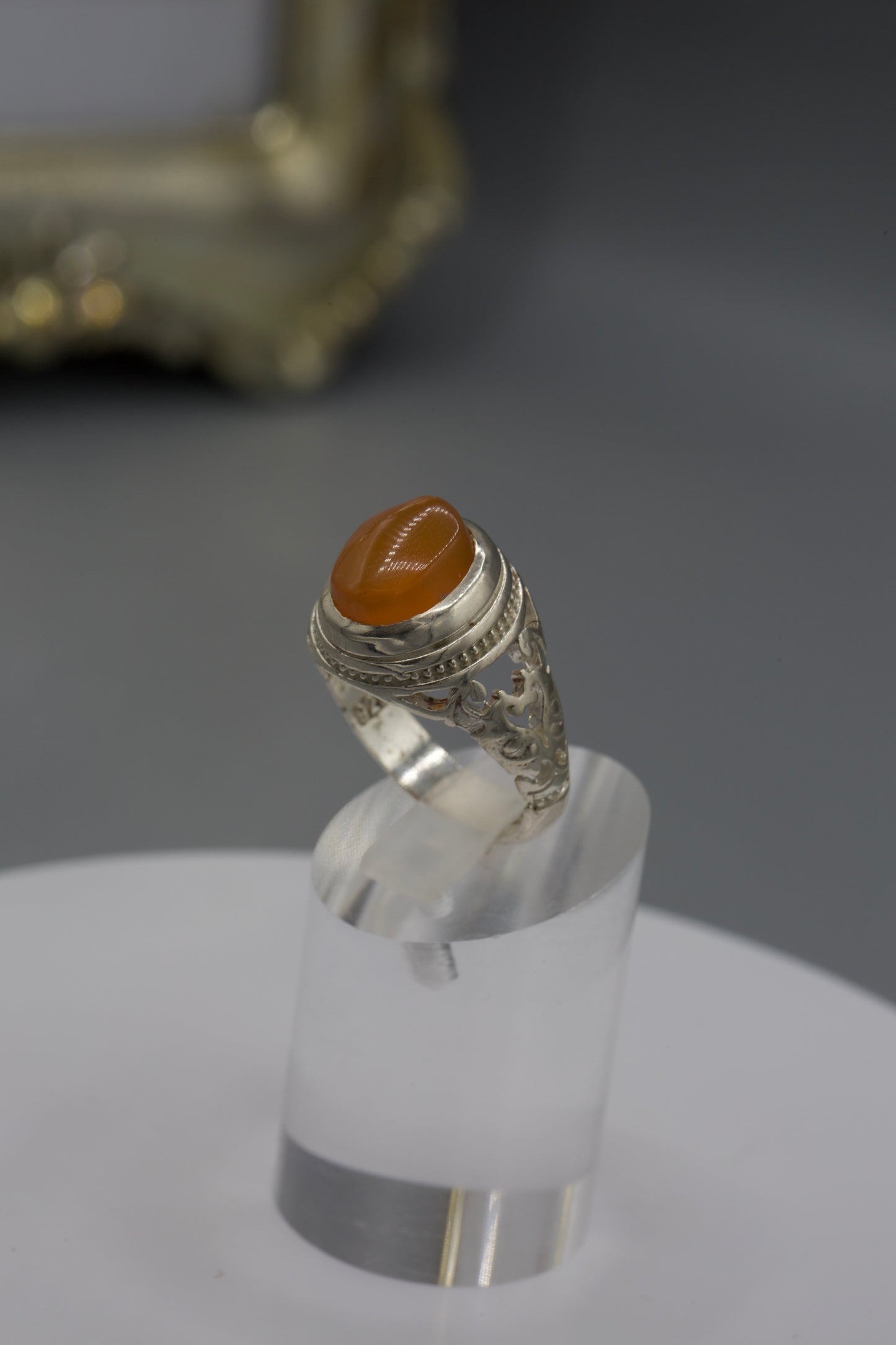 Small Aqeeq Yemeni Ring