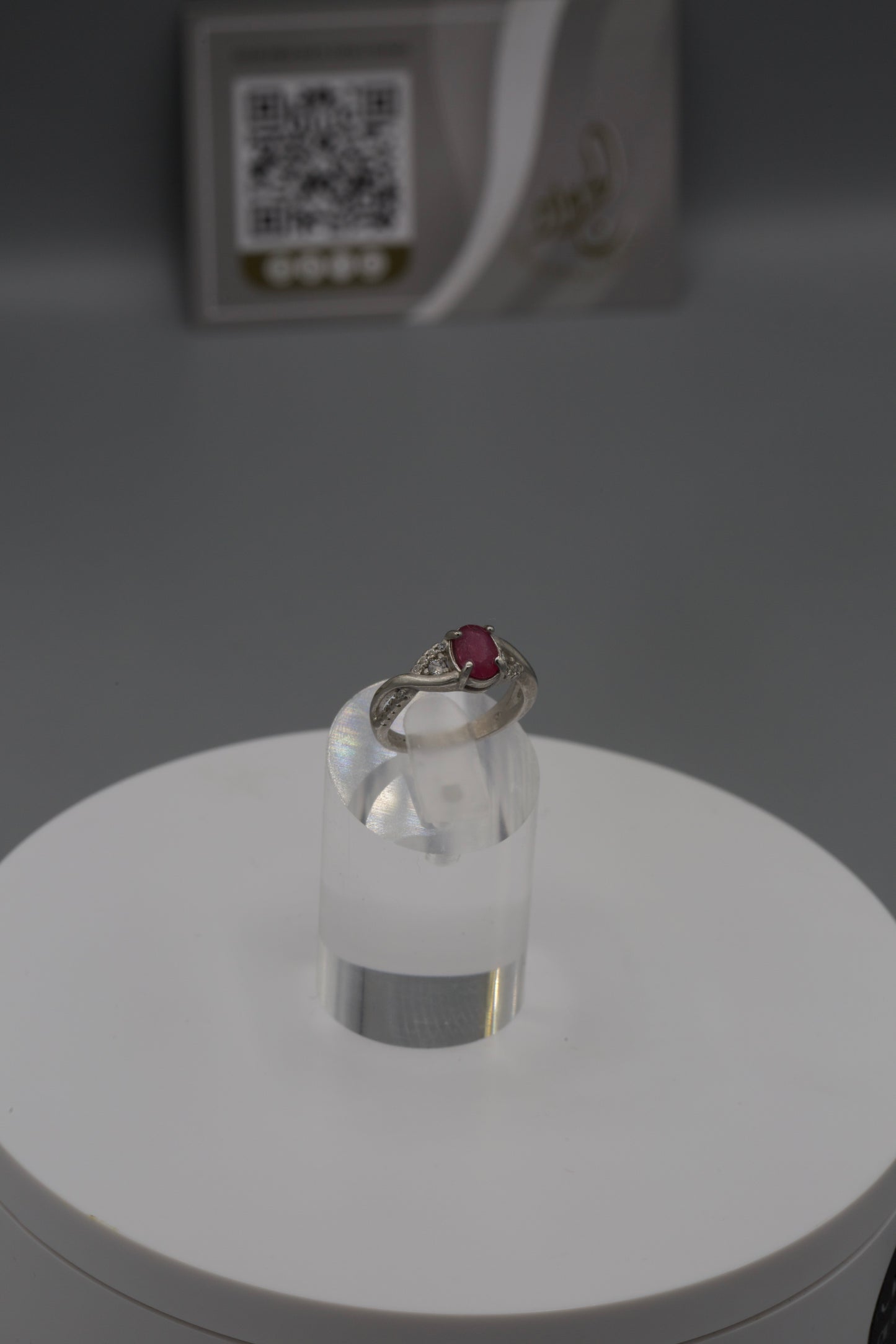 Women’s Ruby silver Ring [06]