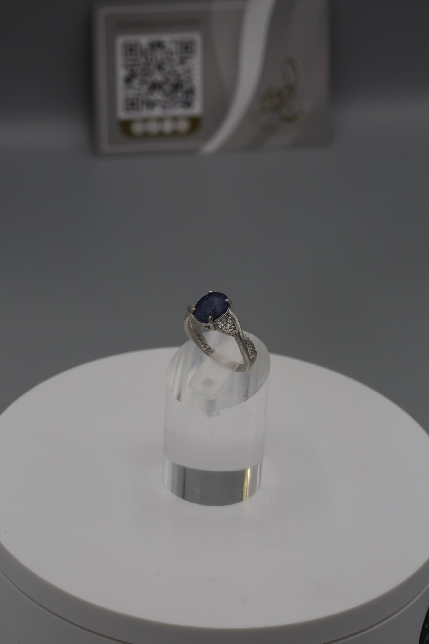 Women’s Sapphire silver Ring[03]