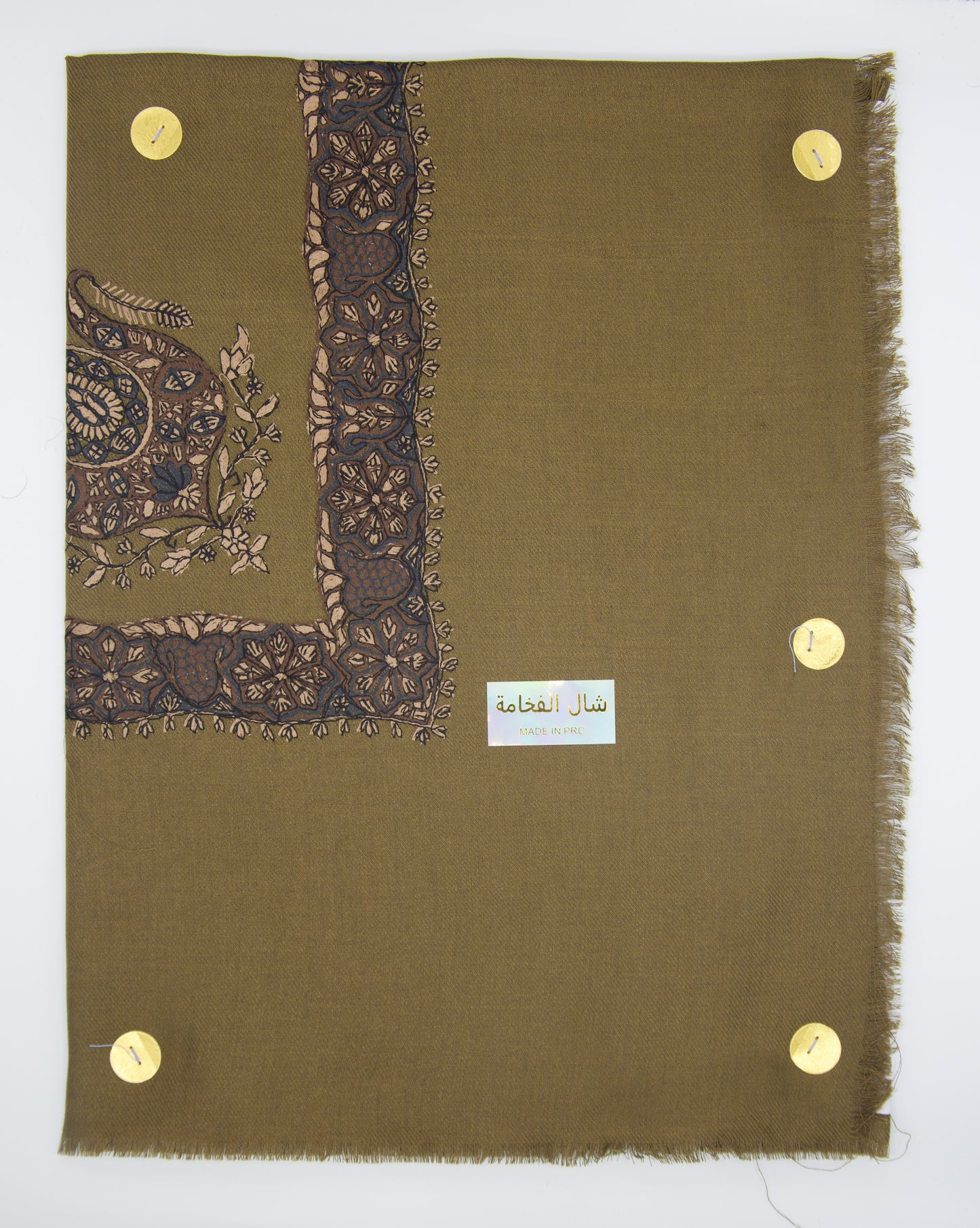 Authentic Yellow Omani Shawl