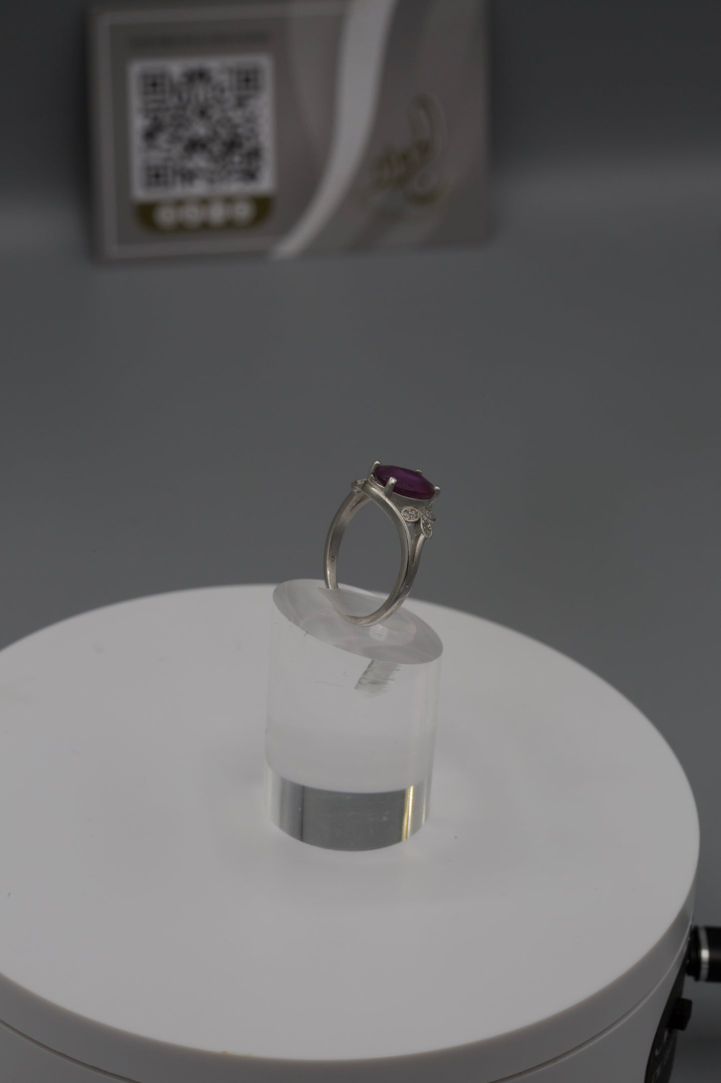 Women’s Ruby silver Ring [09]