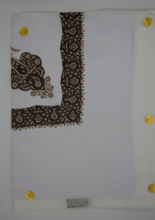 Authentic White Omani Shawl