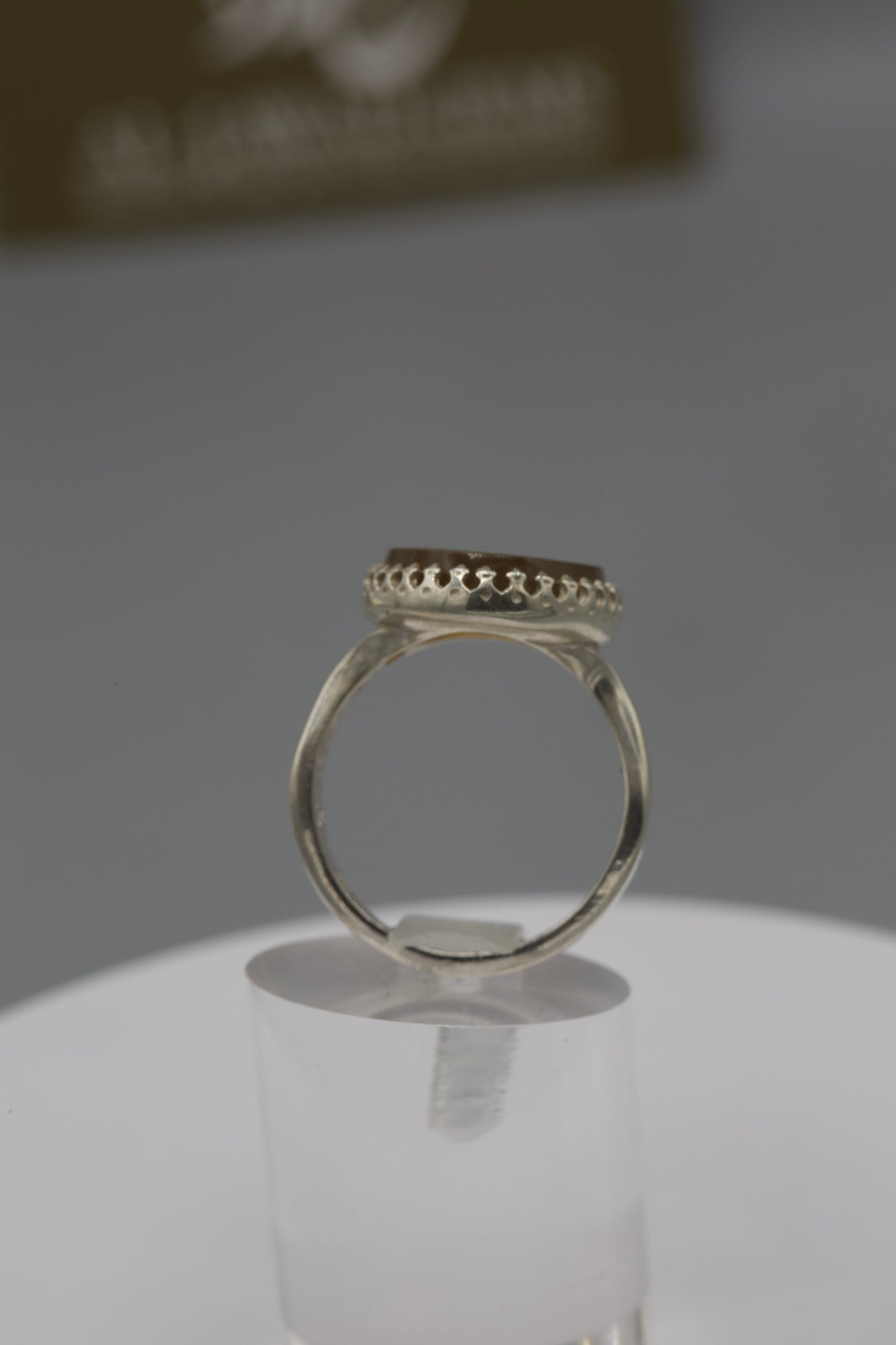 Aqeeq “Salam Ala Hussain” Ring