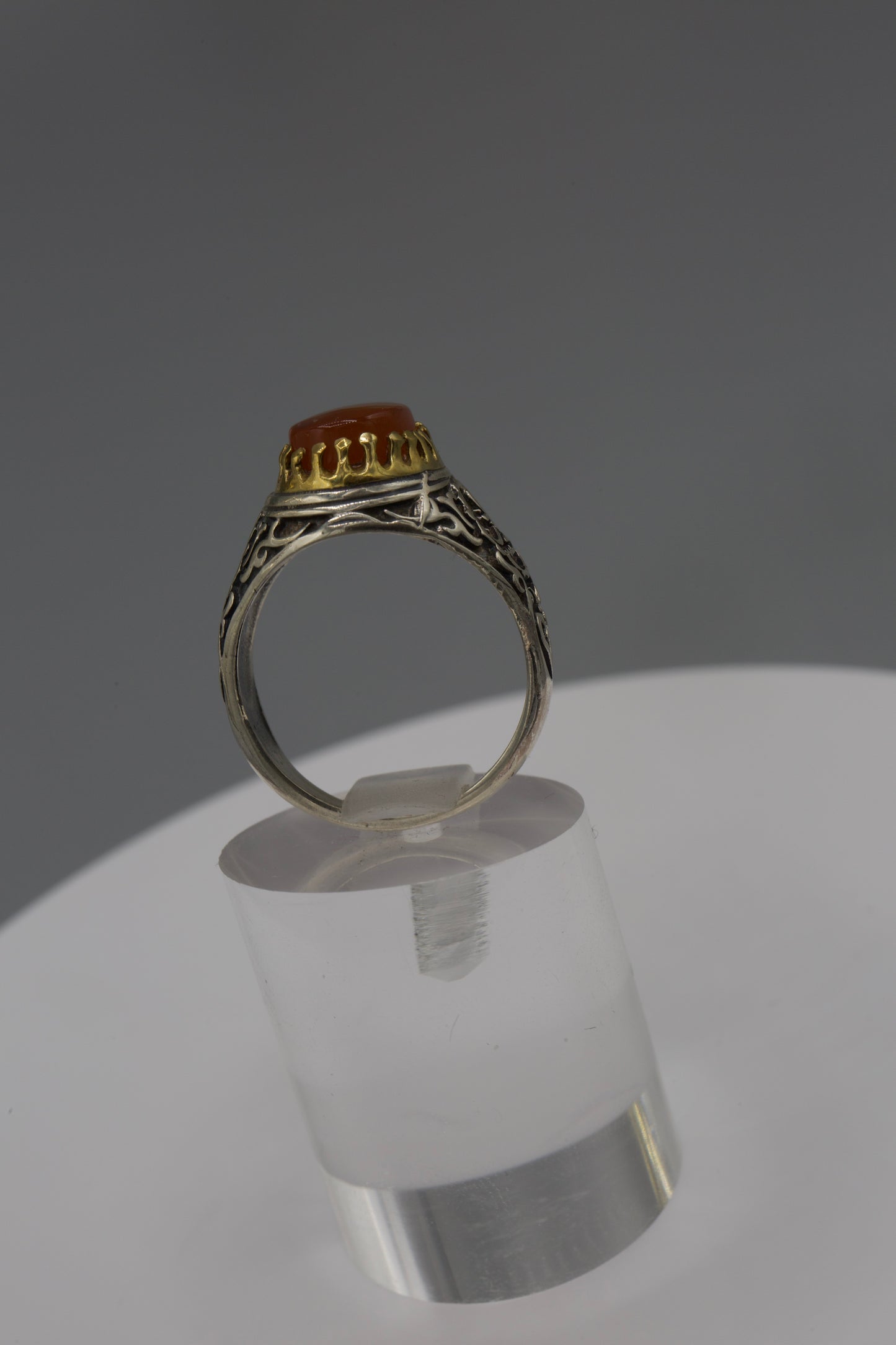 Silver Aqeeq Yemeni ‘Ya Hussain’ Ring