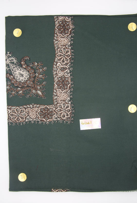 Green Authentic Traditional Omani Shawl