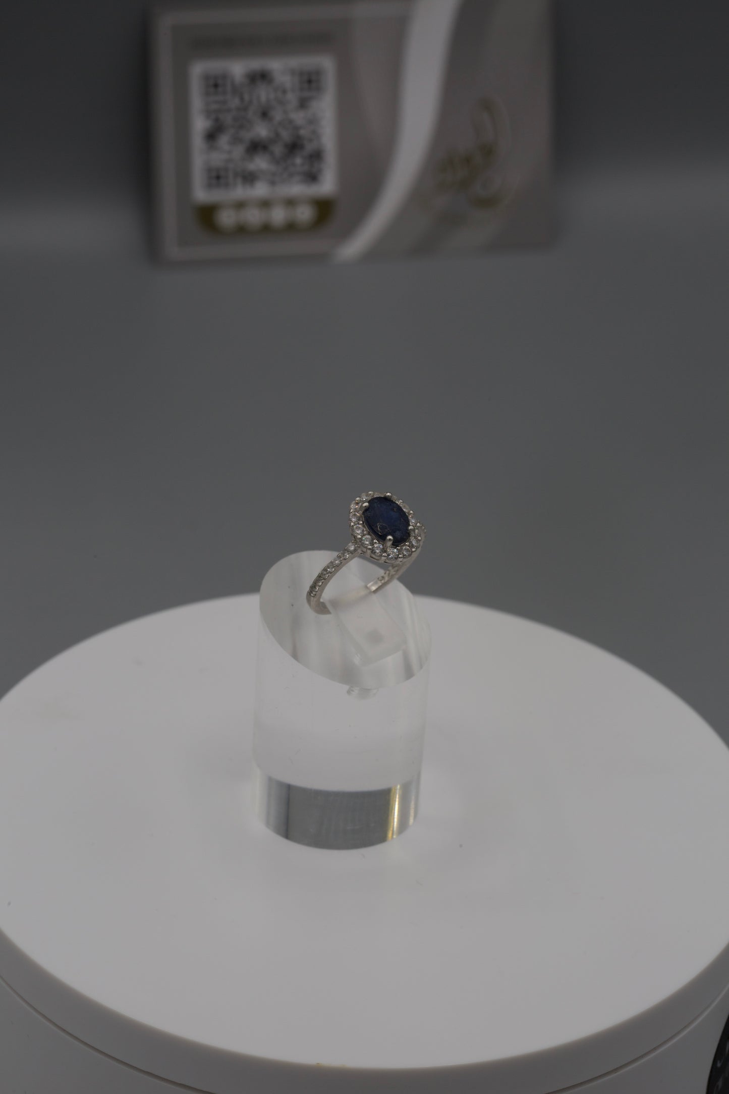 Women’s silver Sapphire Ring [02]