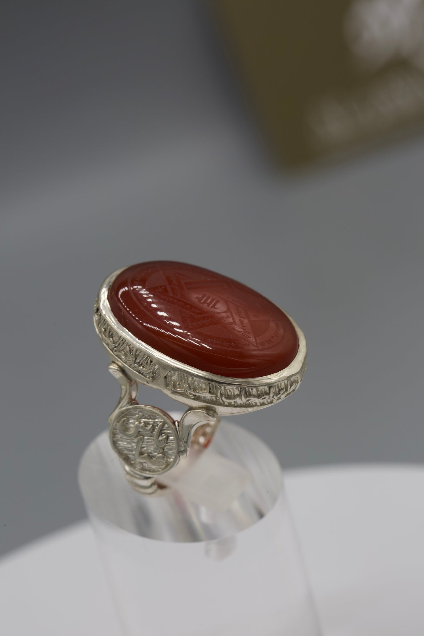 Red Aqeeq ring ‘Talisman of Solomon’