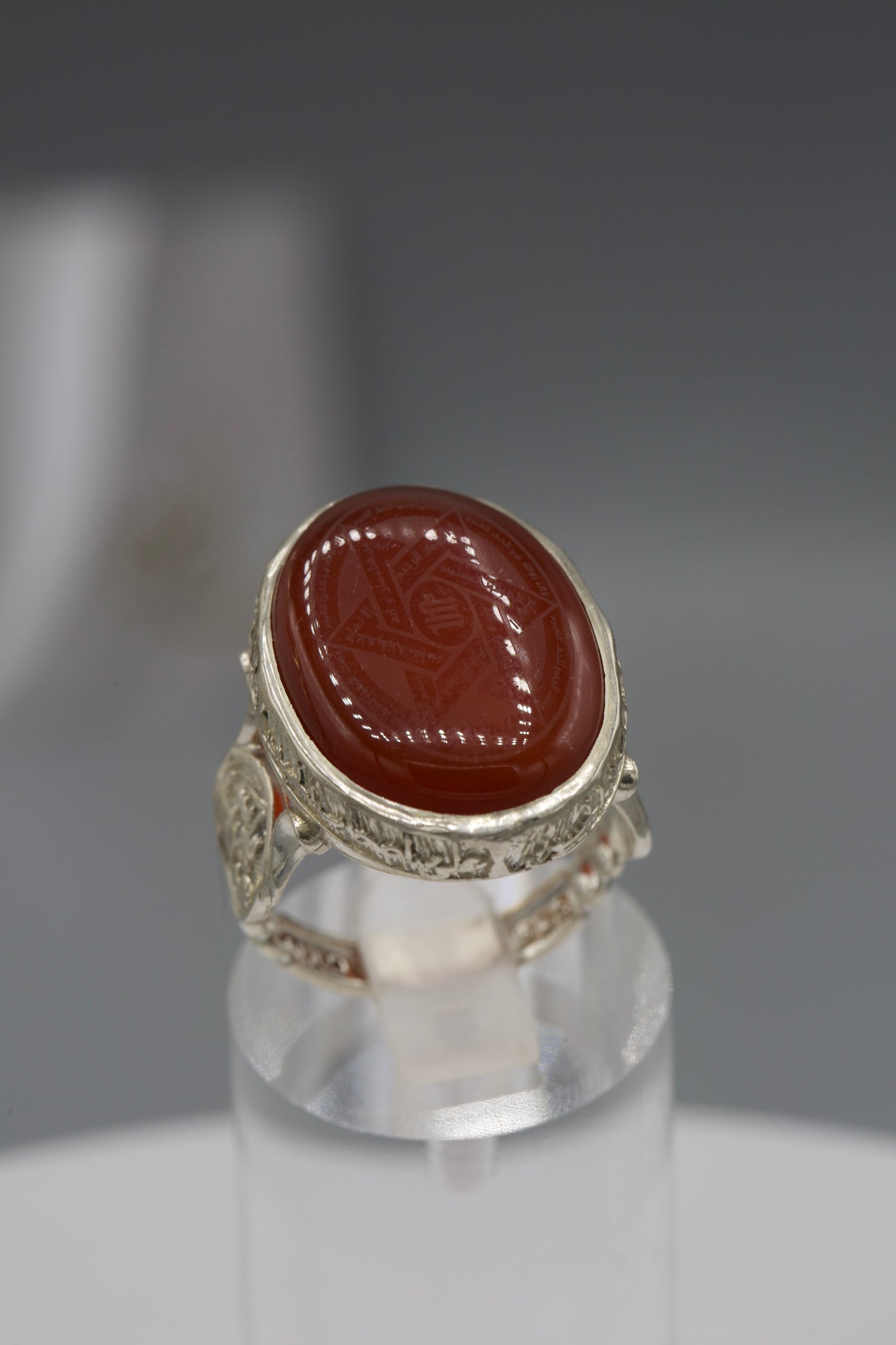 Red Aqeeq ring ‘Talisman of Solomon’