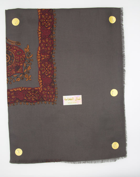 Authentic Embroidered Omani Shawl