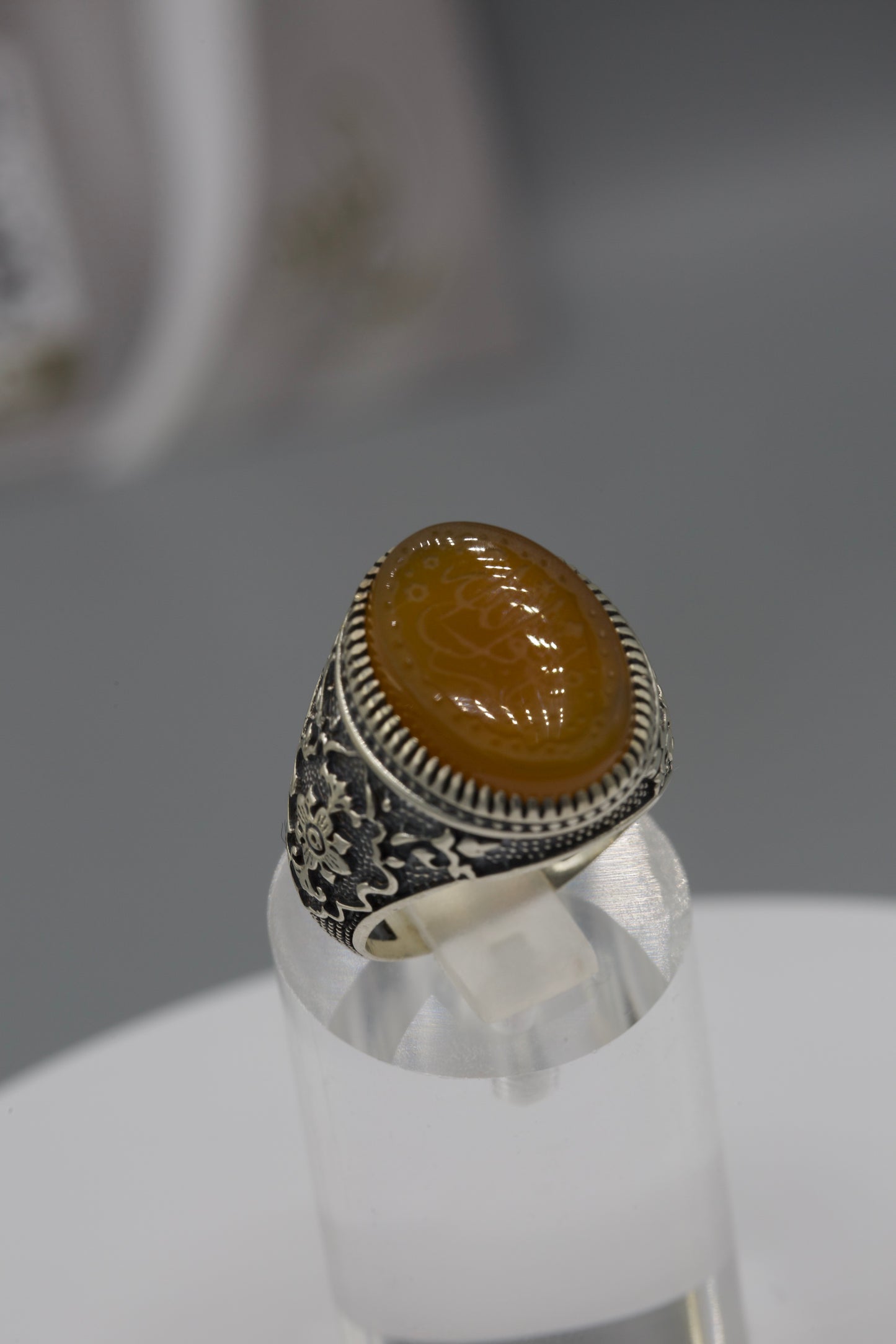 Qalam-Zani Yemeni Aqeeq ‘ya Rasool Allah’ Ring