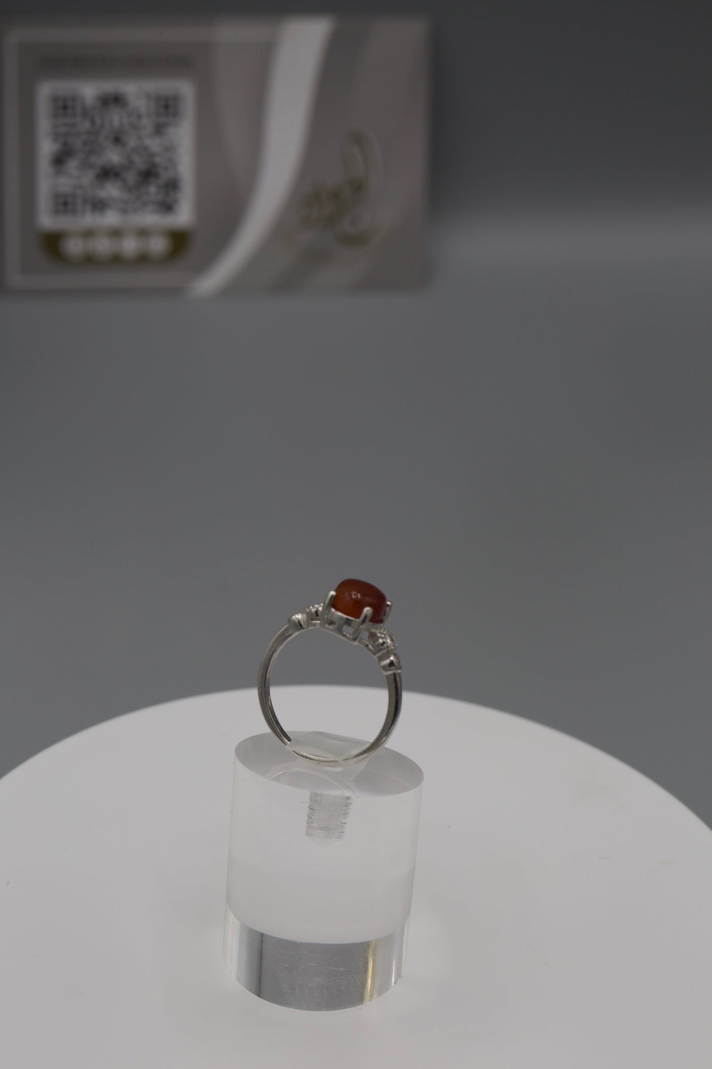 Simple Yemeni Aqeeq silver ring