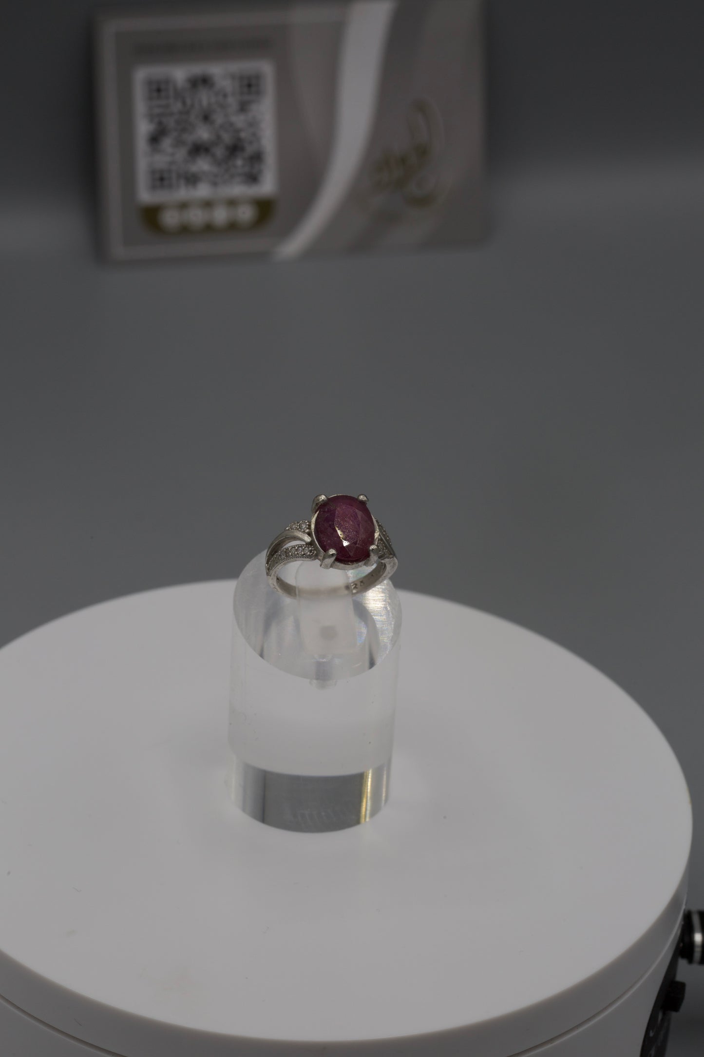 Women’s Ruby silver ring [14]